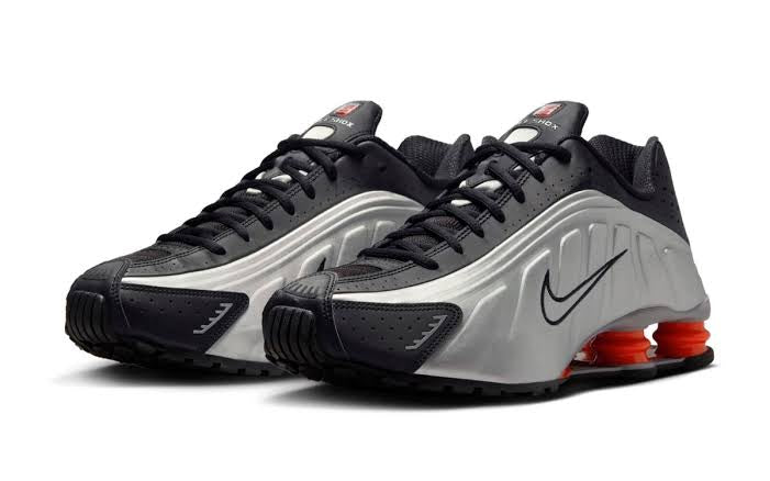 Nike Shox R4 Silver Red